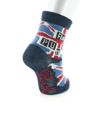 Chaussettes Bébé Flag Punk BLEU