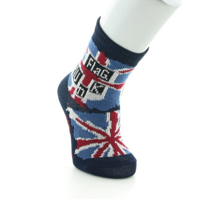 Chaussettes Bébé Flag Punk BLEU MARINE