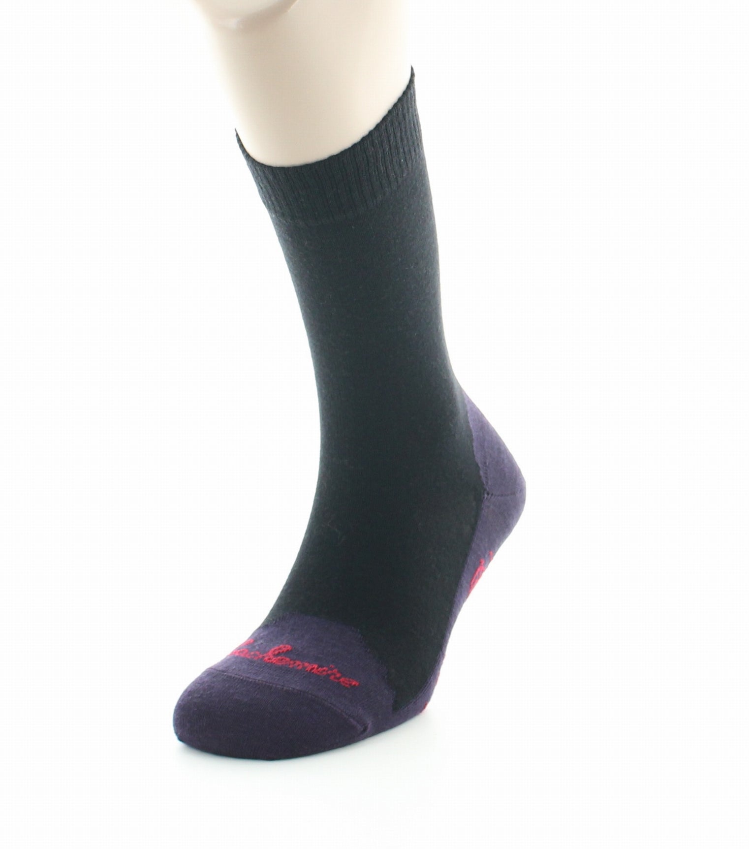 Chaussettes cachemire noires NOIR