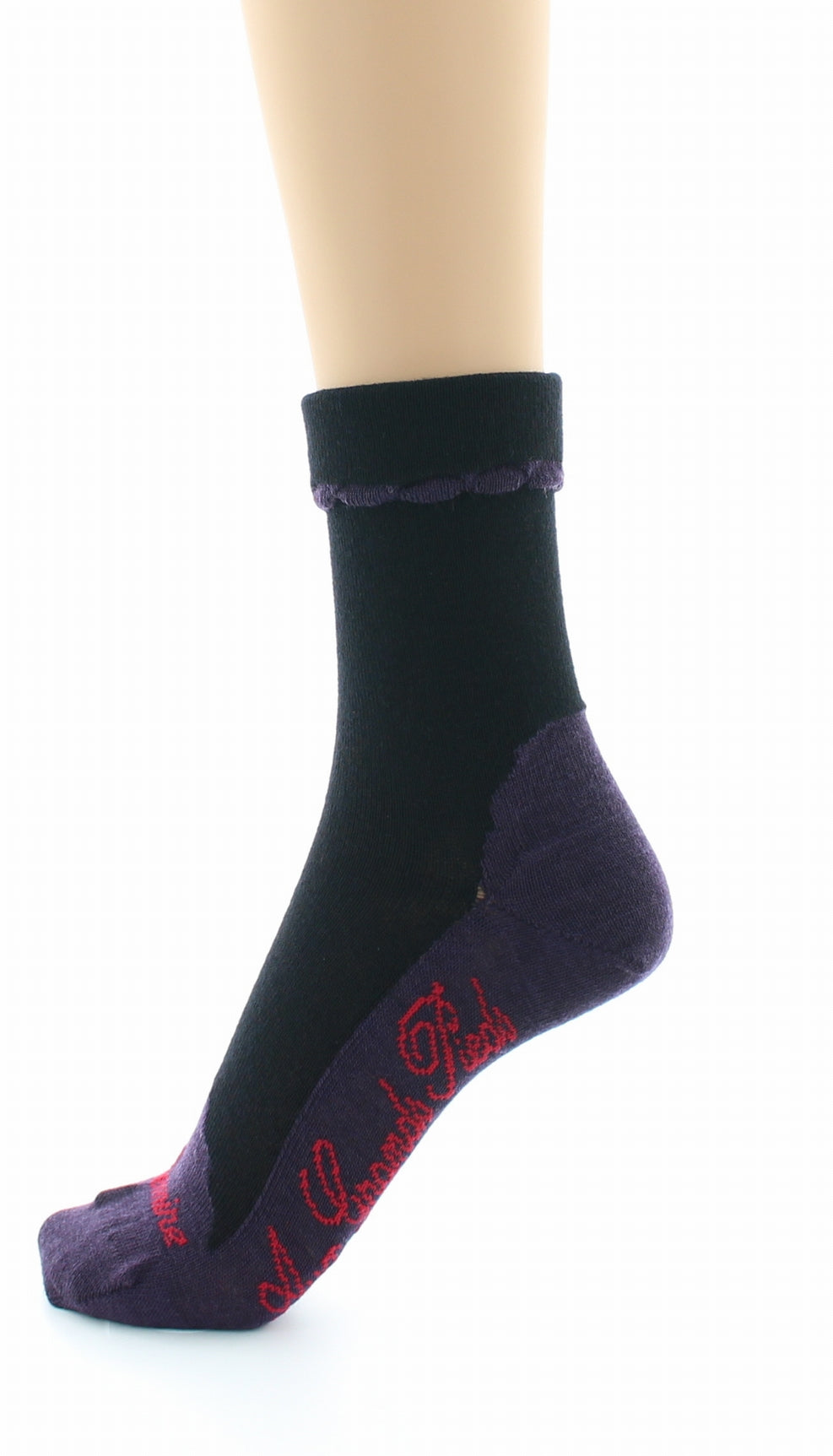 Chaussettes cachemire noir NOIR