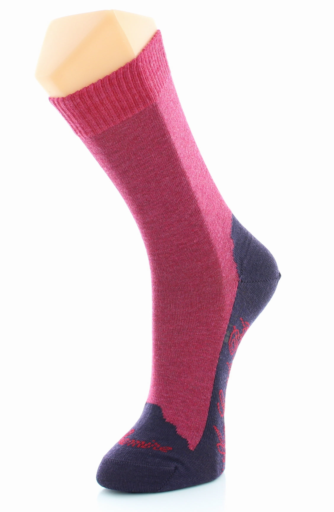 Chaussettes cachemire rose ROSE