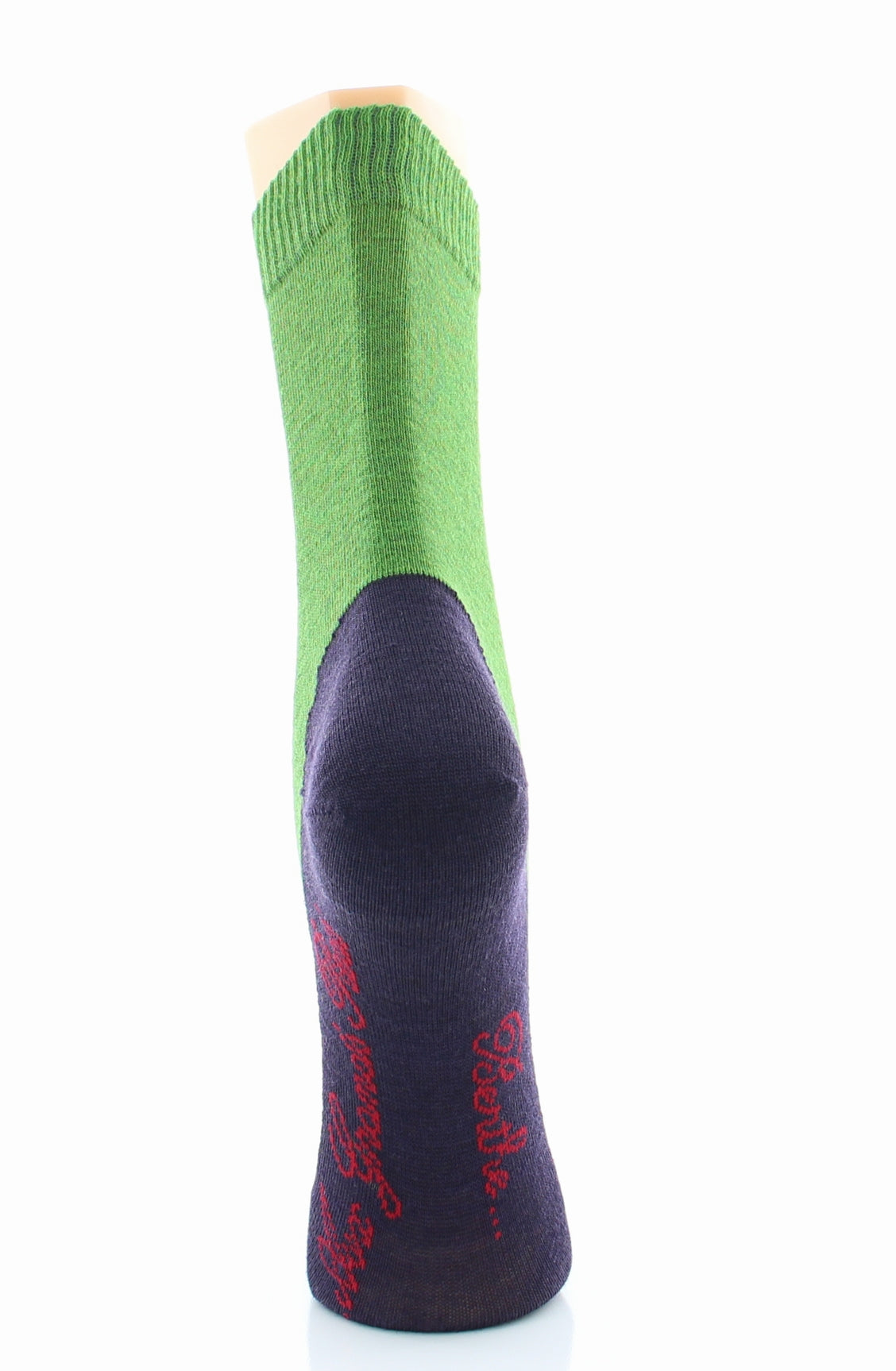 Chaussettes cachemire vert VERT