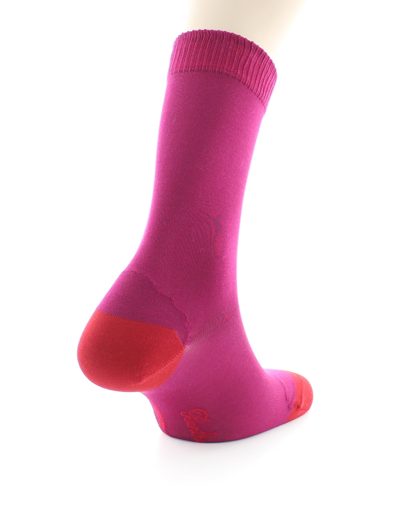 Chaussettes En Soie Fushia et Hermès FUSHIA