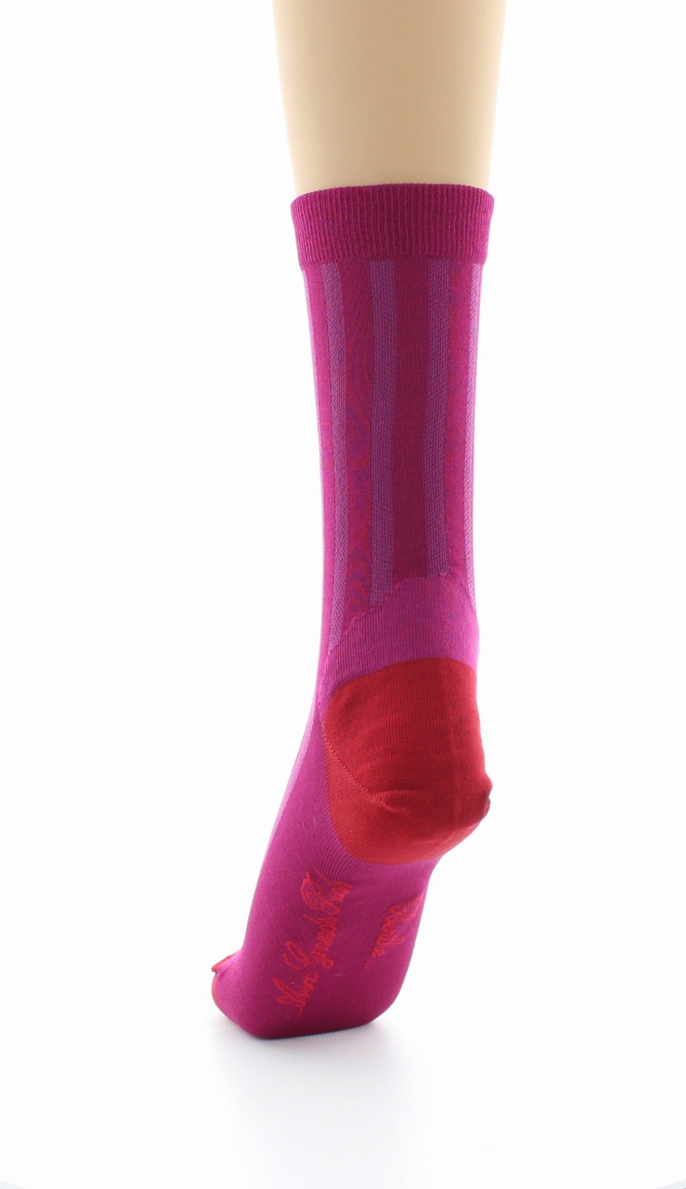 Chaussettes en soie Rose et Rouge ROSE