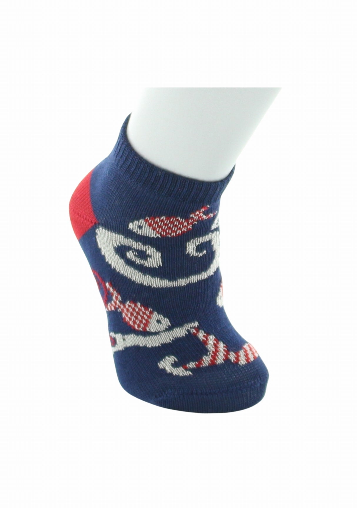 Chaussettes enfant Berthe Aux Grands Pieds poissons rouges BLEU