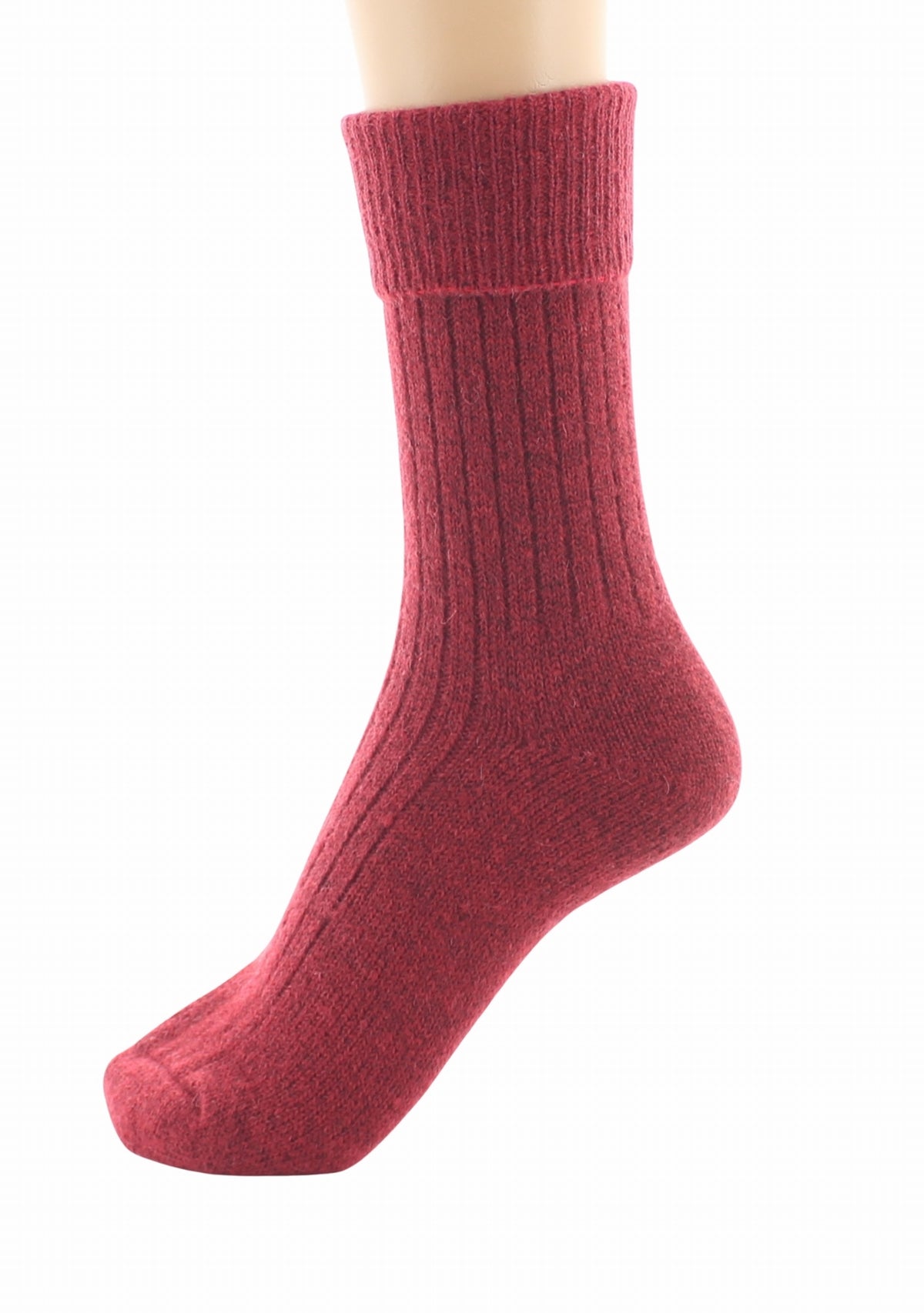 Chaussettes femme Baby Alpaga Berthe Rouge ROUGE