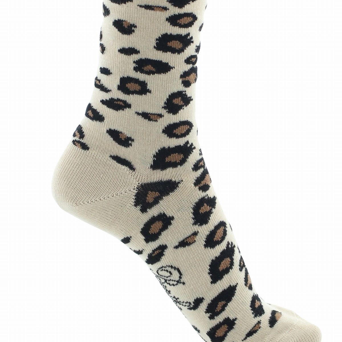 Lot De 5 Paires Chaussettes Femme Motif Léopard - Coton Stretch Coloré Et Confortable