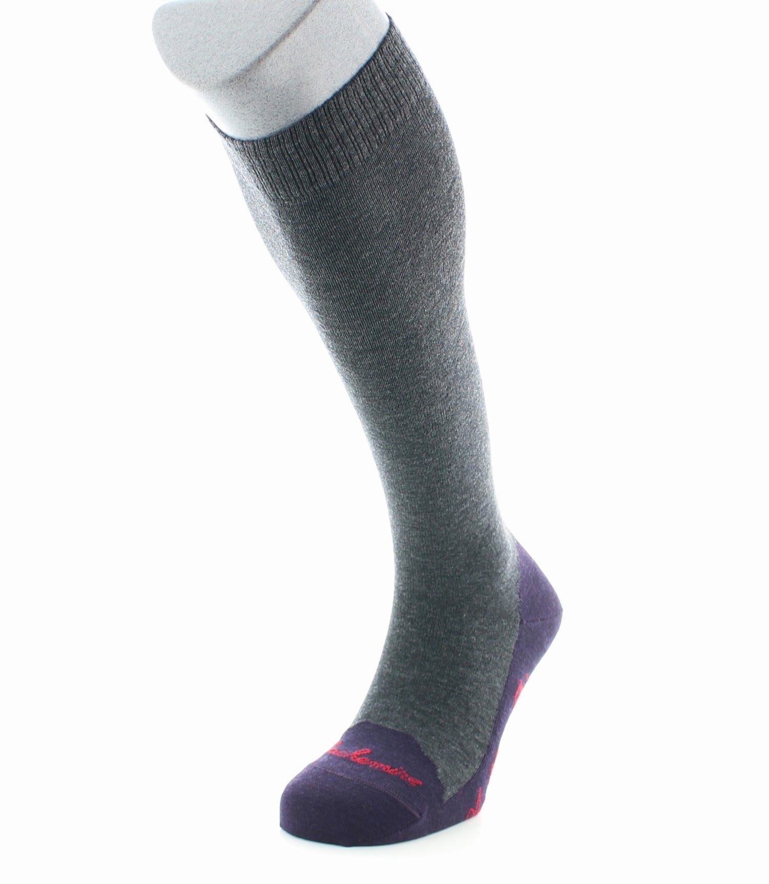 Chaussettes hautes cachemire anthracite ANTHRACITE