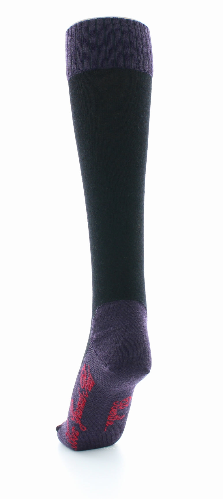 Chaussettes hautes cachemire noire NOIR