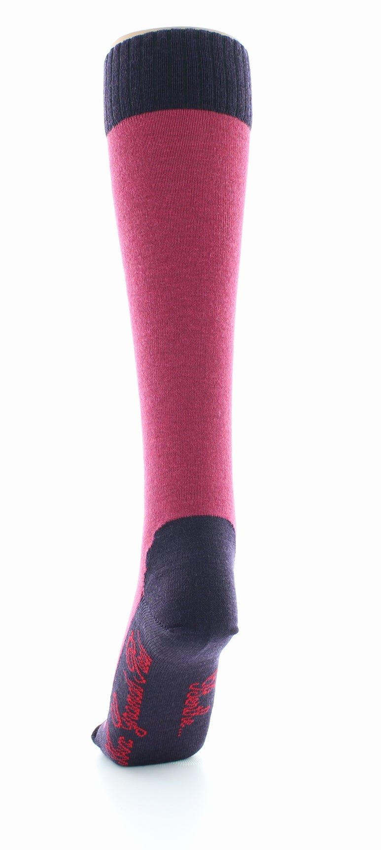 Chaussettes hautes cachemire rose ROSE