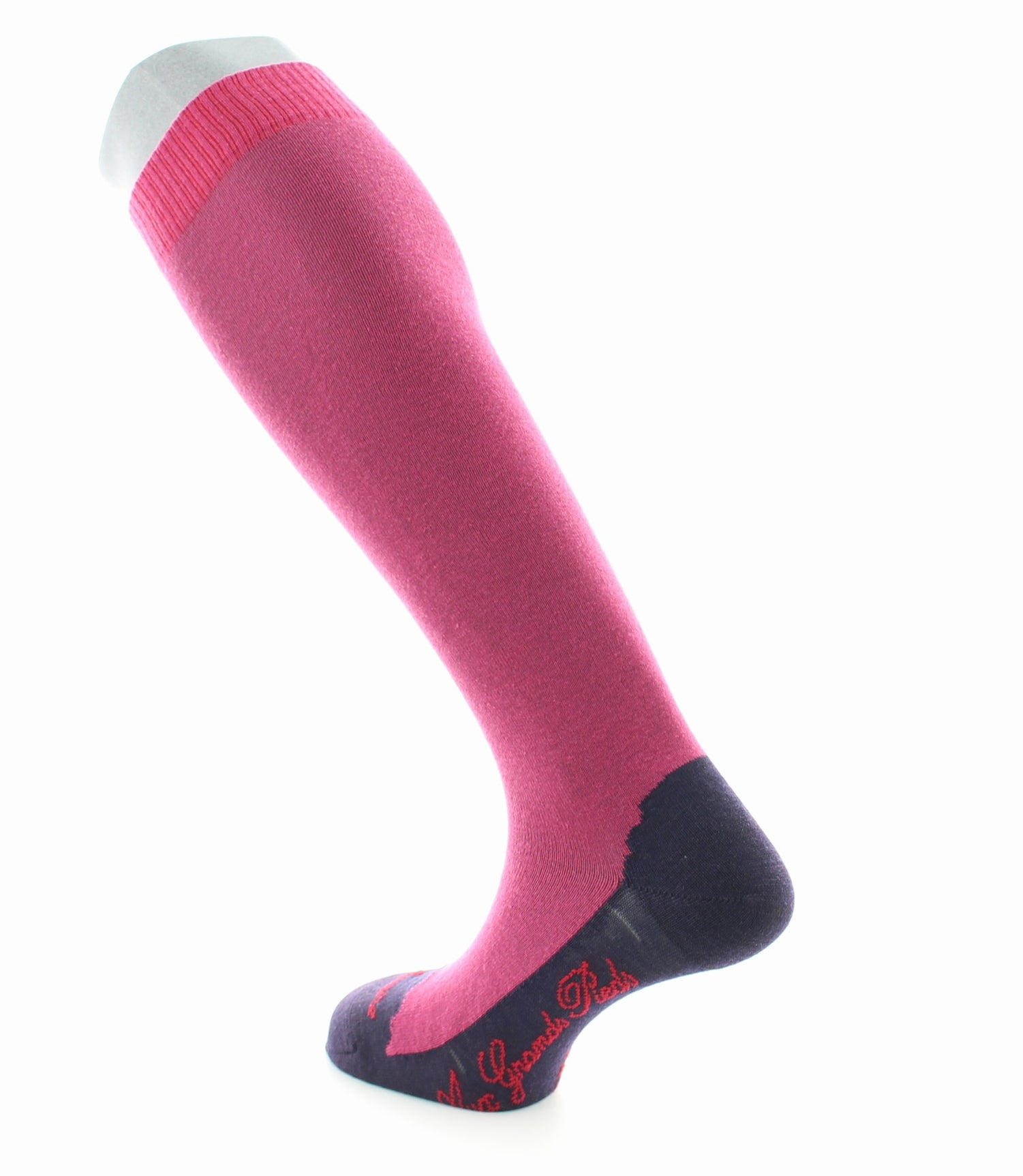 Chaussettes hautes cachemire rose ROSE