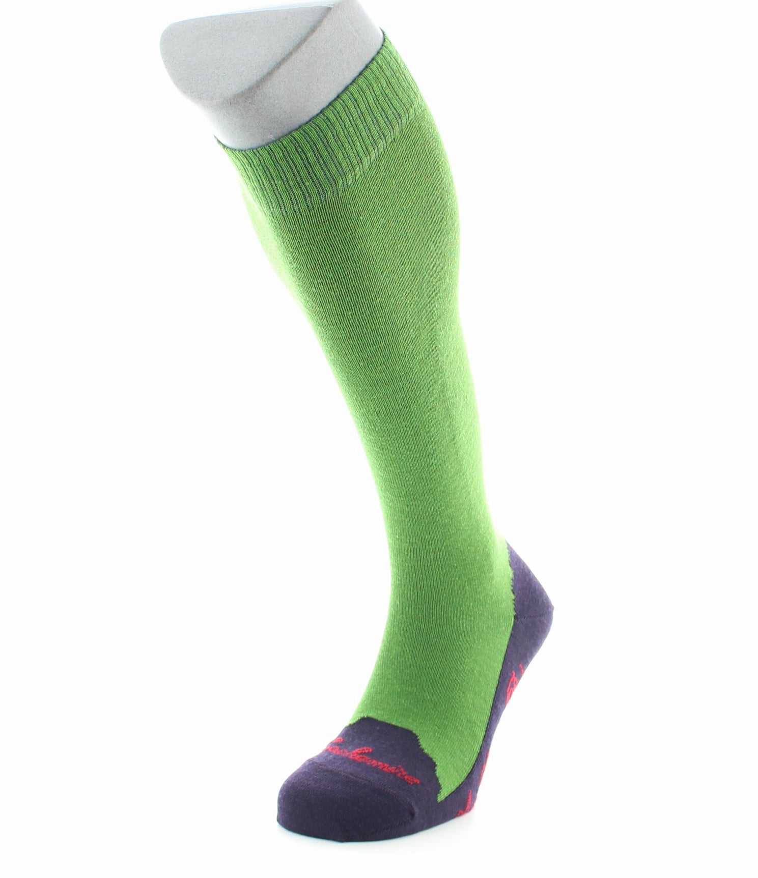 Chaussettes hautes cachemire vert VERT