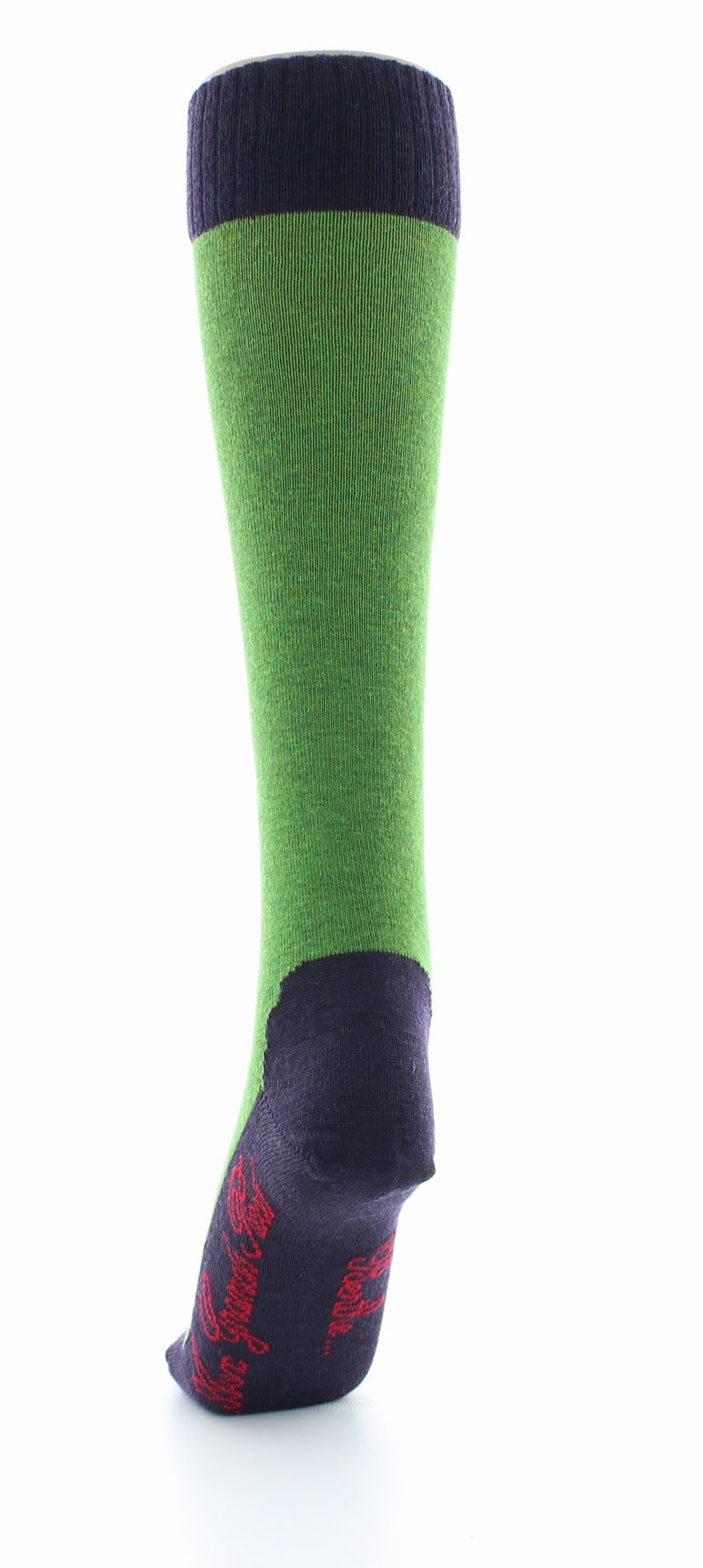 Chaussettes hautes cachemire vert VERT