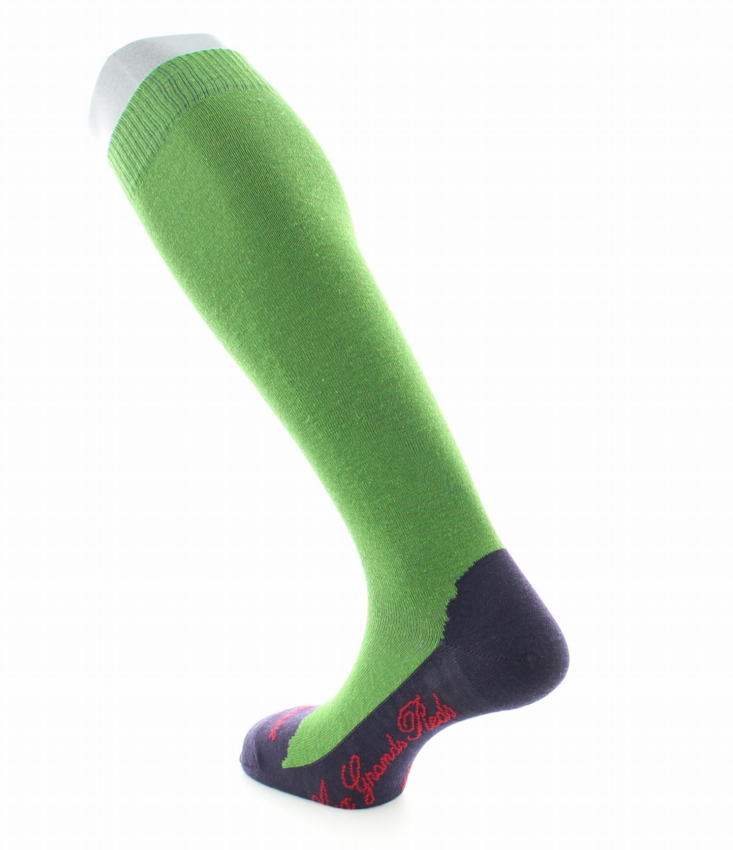 Chaussettes hautes cachemire vert VERT