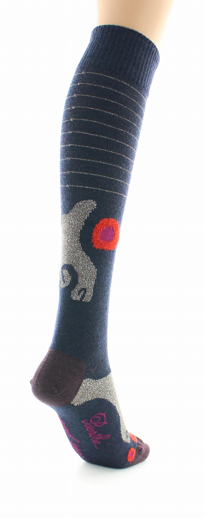 Chaussettes hautes L'eau et le feu MARINE