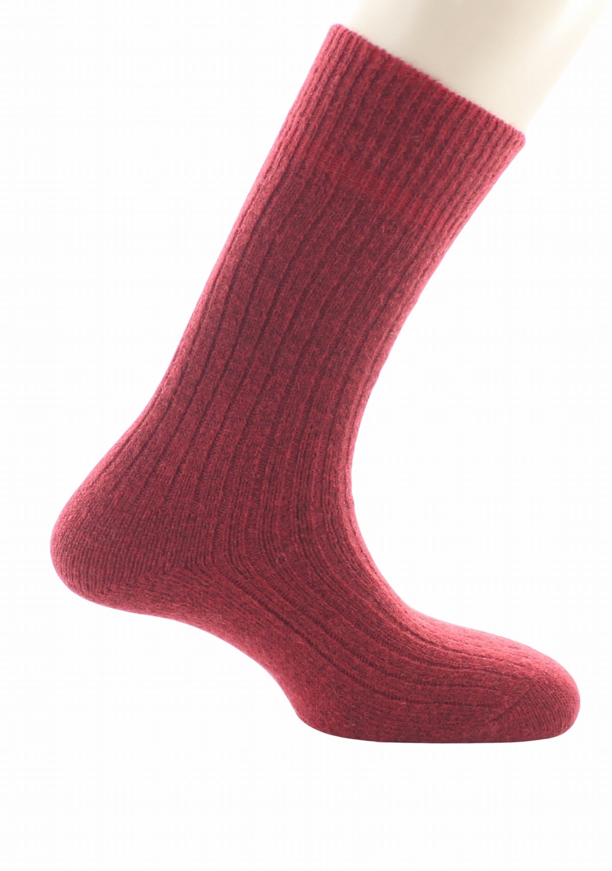 Chaussettes homme Baby Alpaga Berthe Rouge ROUGE