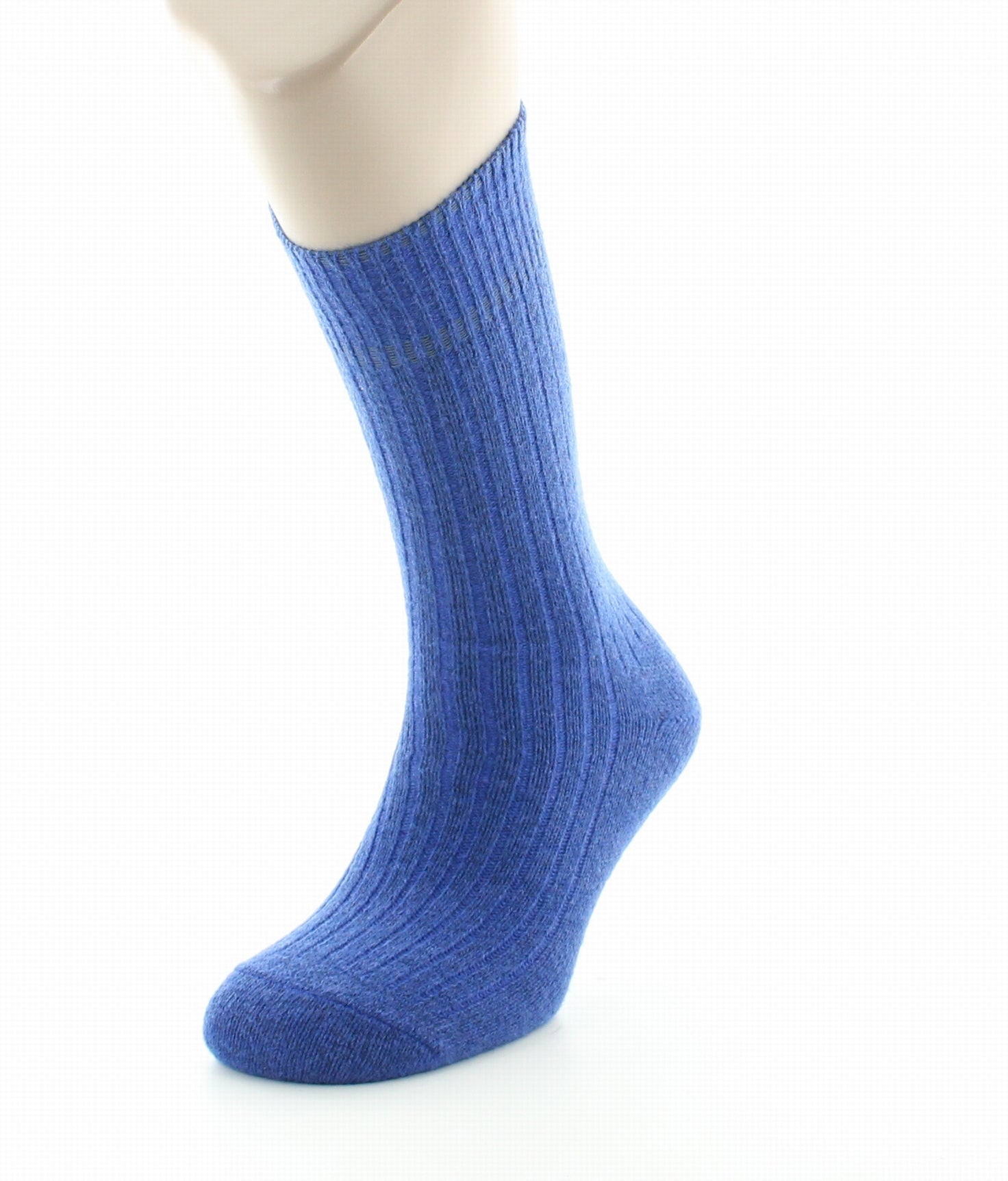 Chaussettes homme laine et acrylique bleu BLEU ROYAL