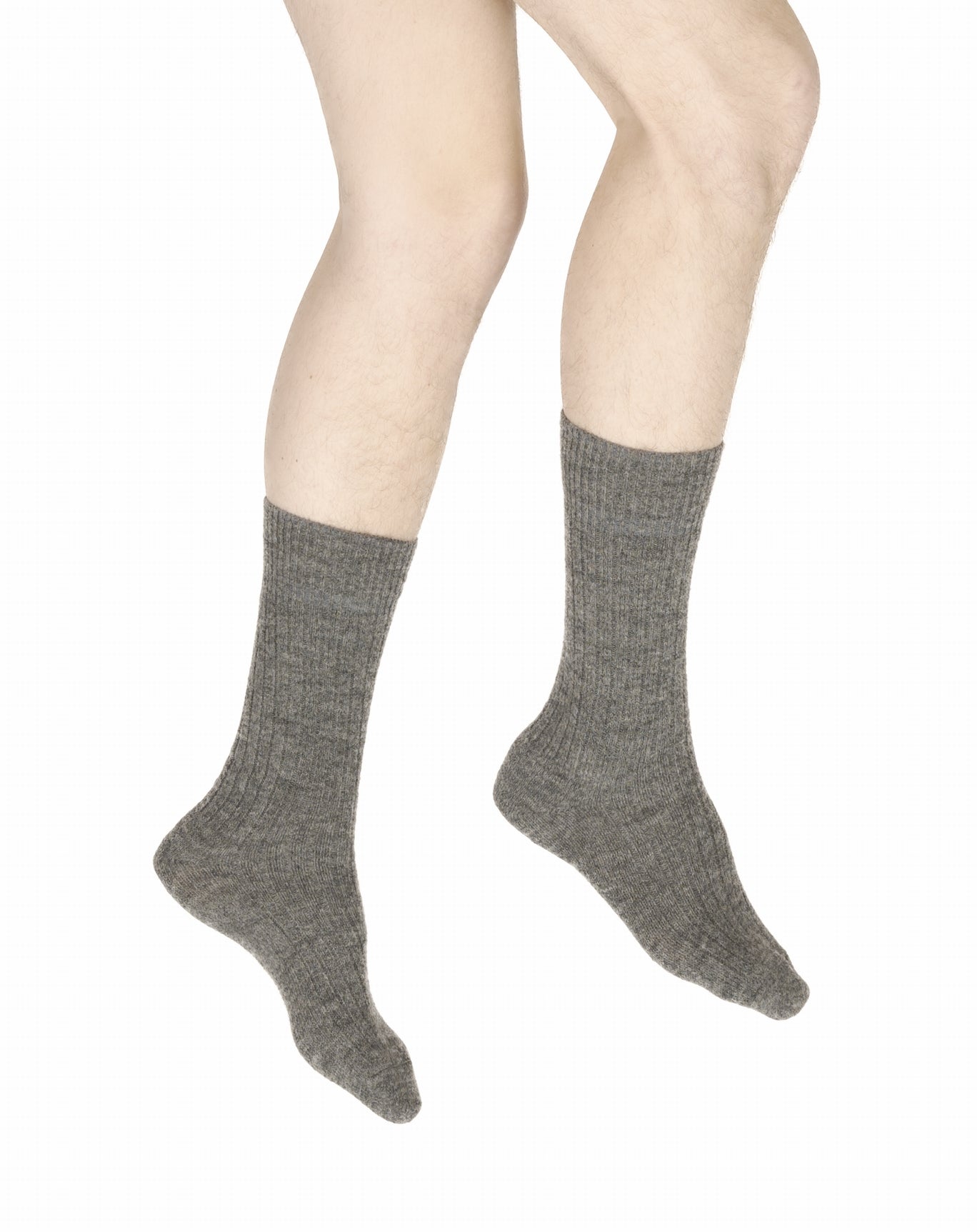 Chaussettes homme laine et acrylique gris GRIS