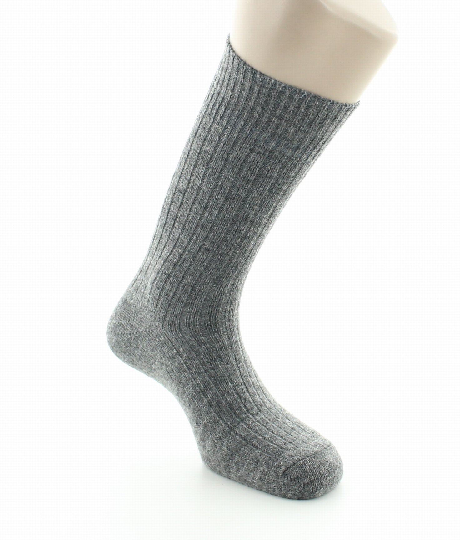 Chaussettes homme laine et acrylique gris GRIS