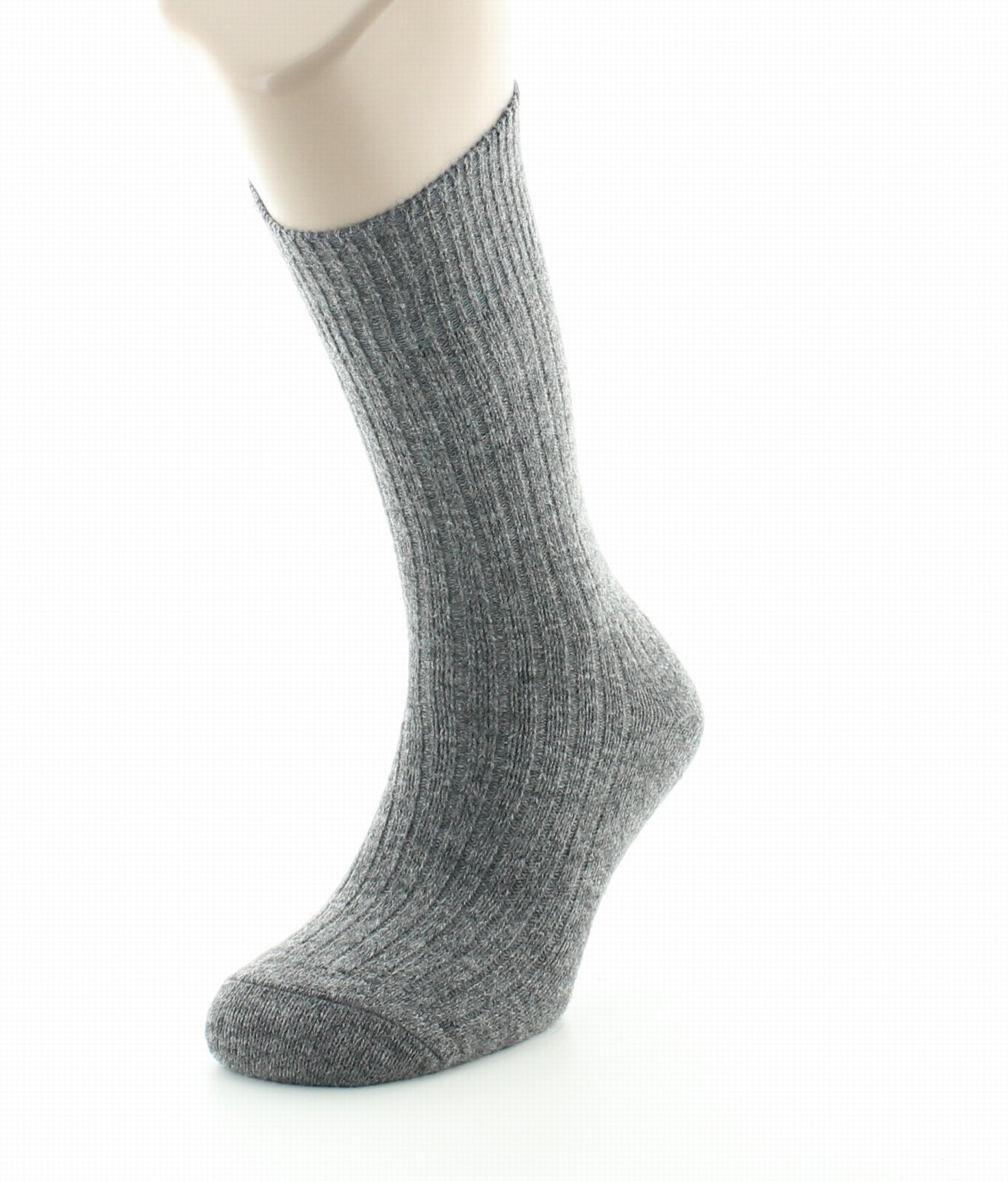 Chaussettes homme laine et acrylique gris GRIS