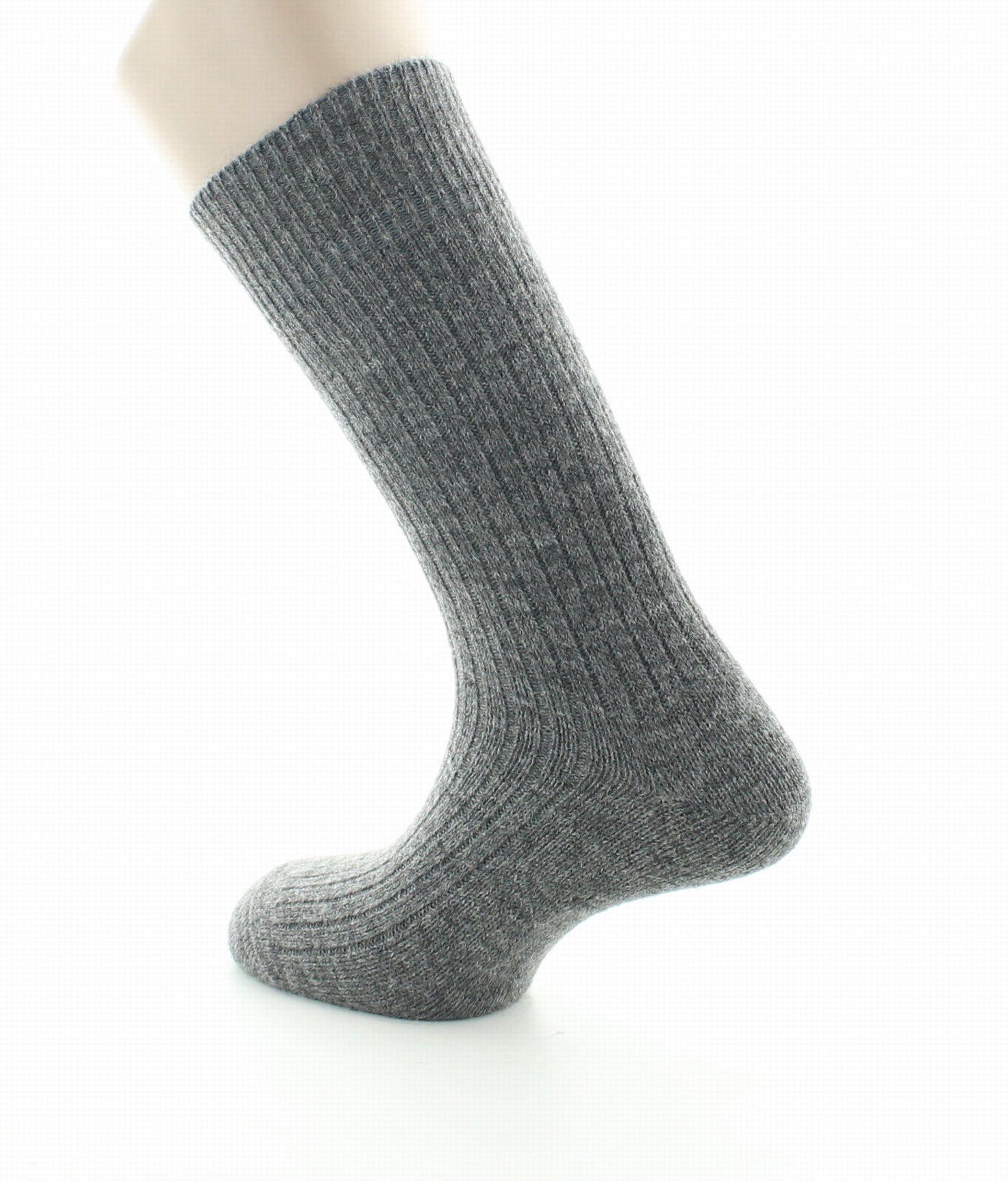 Chaussettes homme laine et acrylique gris GRIS