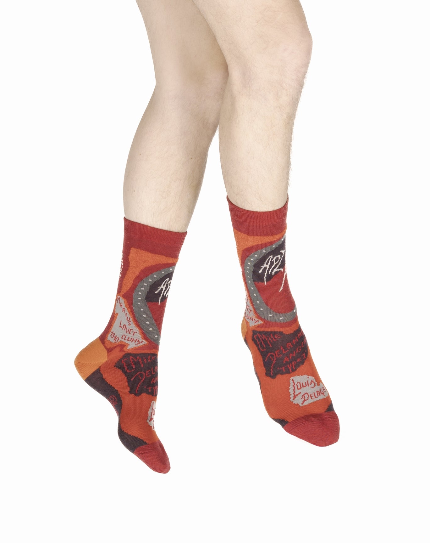 Chaussettes homme laine peignée Gadz'Art ROUGE