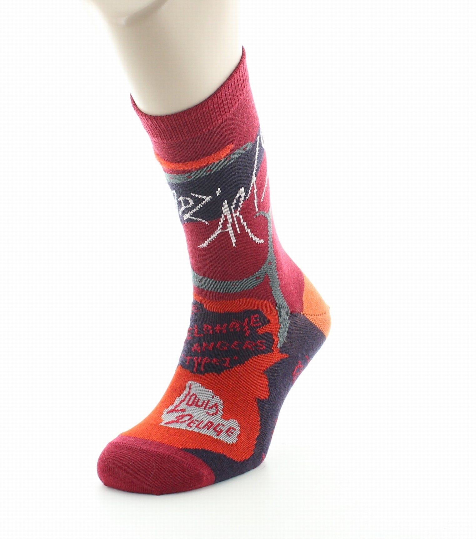 Chaussettes homme laine peignée Gadz'Art ROUGE