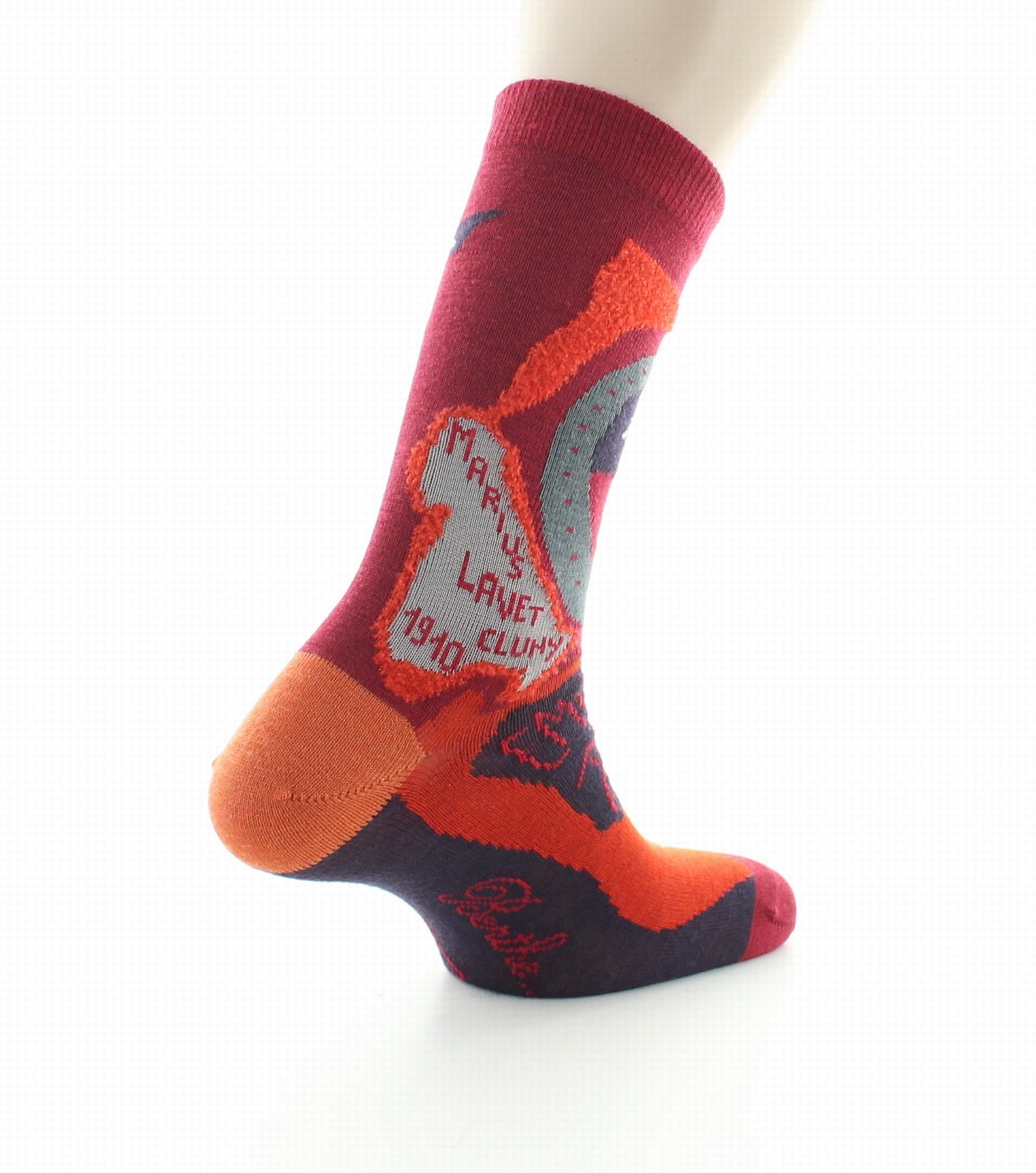 Chaussettes homme laine peignée Gadz'Art ROUGE