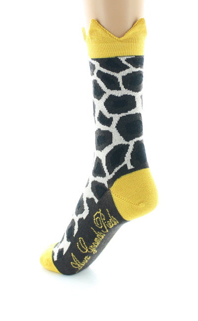 Chaussettes Tâches de Girafe MARRON/ECRU