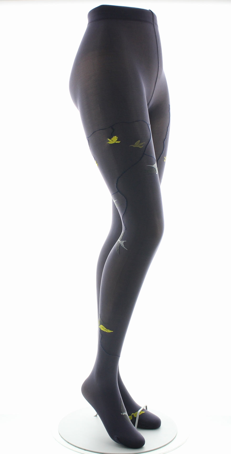 Collants 40D femme raisin hirondelle jaune RAISIN/JAUNE