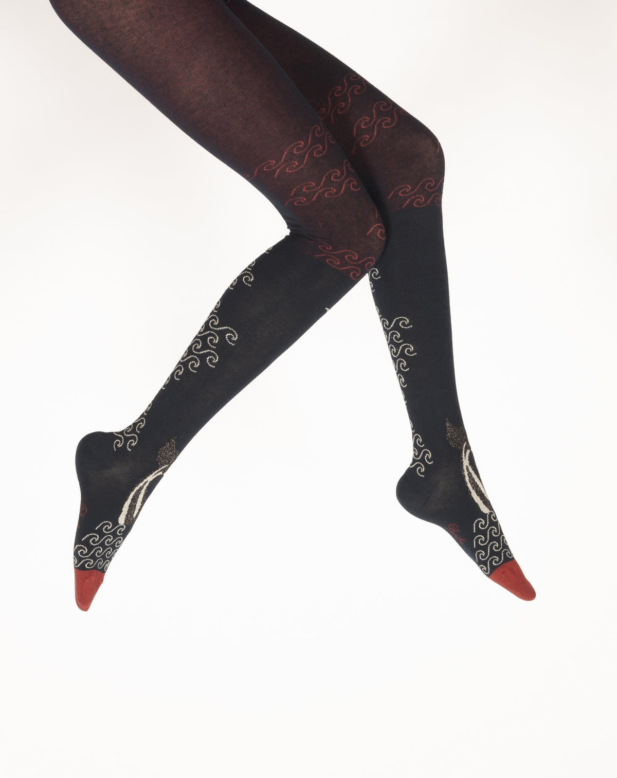 Collants Femme Motif Ours/ourson – Noir – Style Kawaii – Taille P48 – Polyamide – Neuf Avec étiquettes – Pour Fête, Quotidien