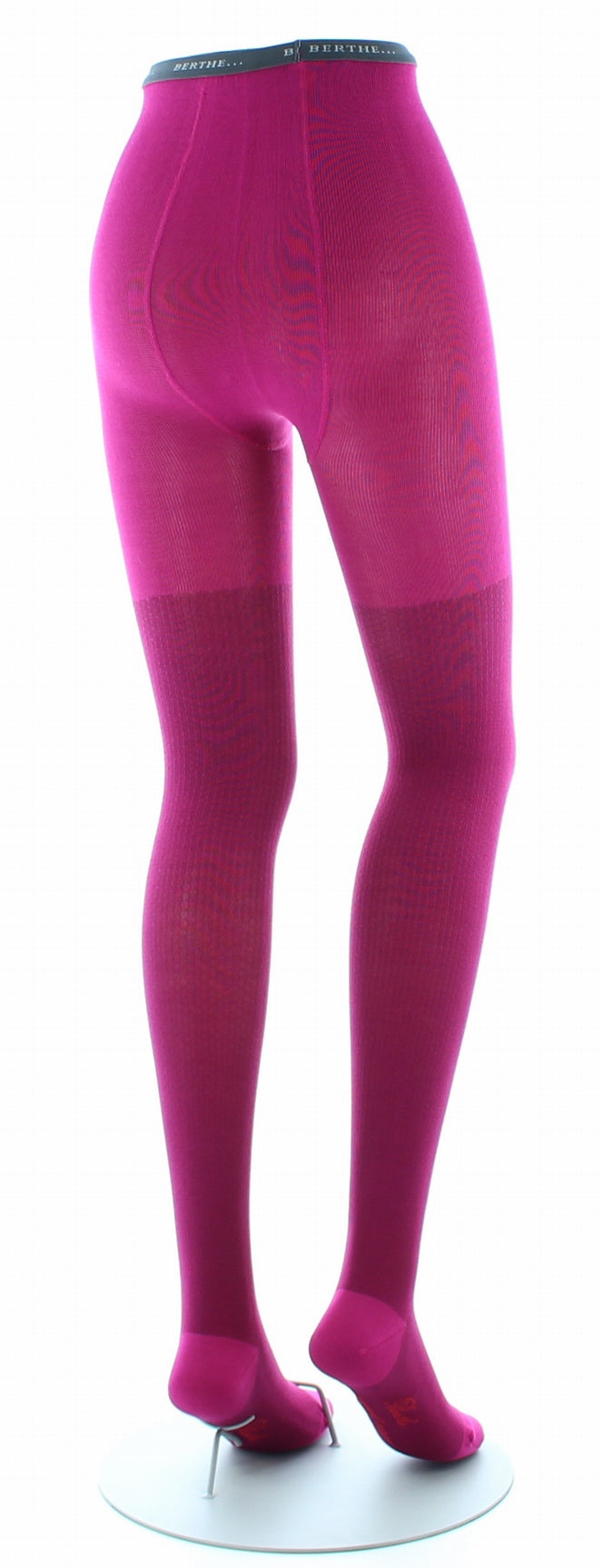 Collants en soie rose ROSE