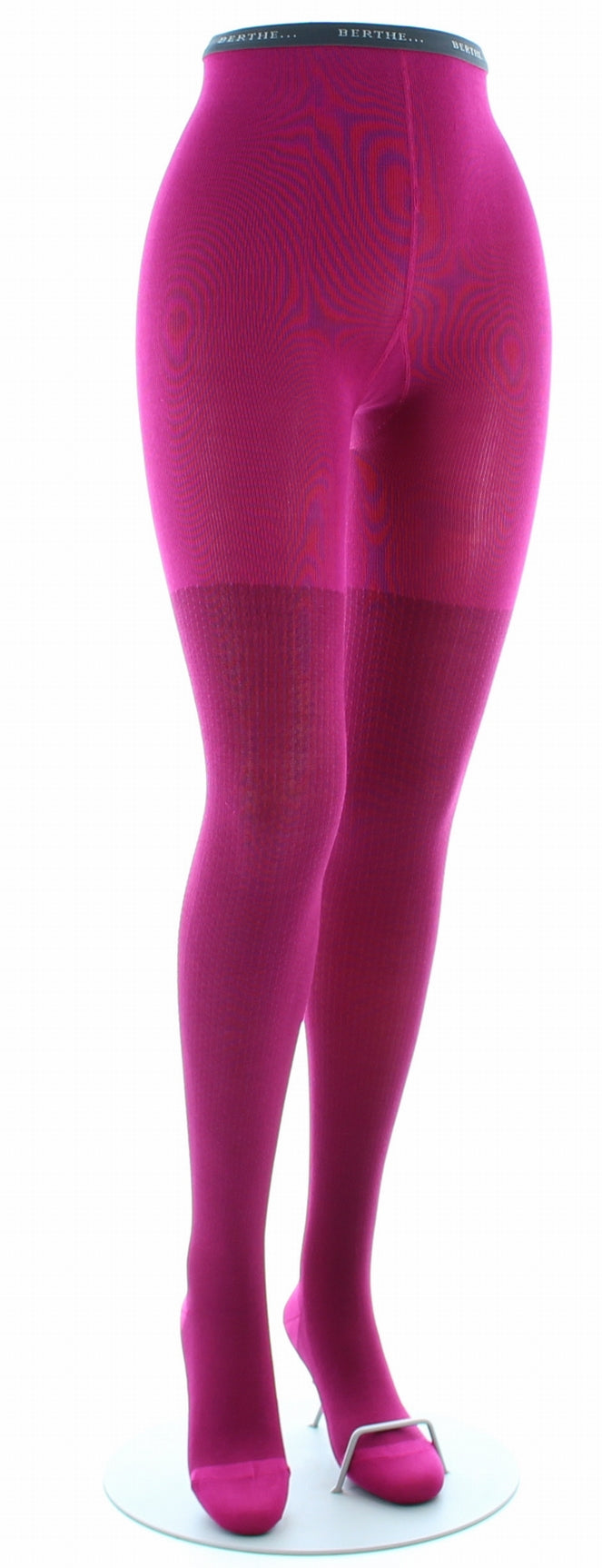 Collants en soie rose ROSE