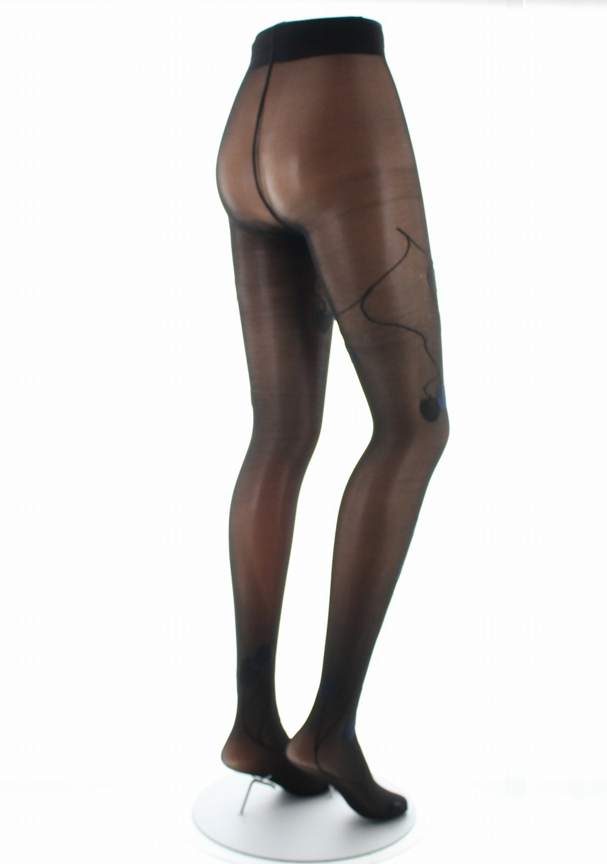 Collants femme 30D noir monnaie du pape marine NOIR/MARINE