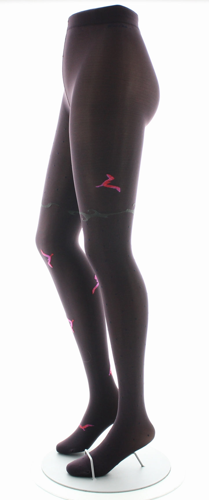 Collants femme 40D prune mouette rose PRUNE