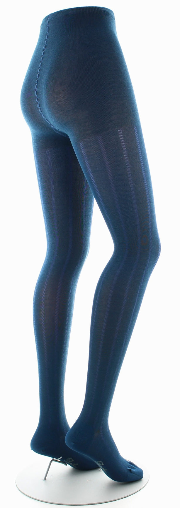 Collants femme soie naturelle bleu minuit BLEU MINUIT