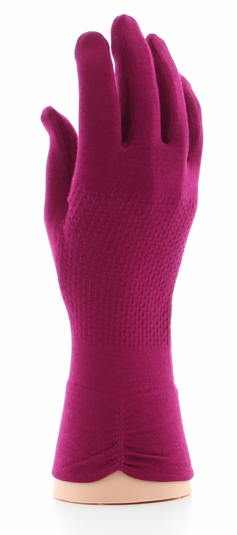 Gants en soie rose ROSE