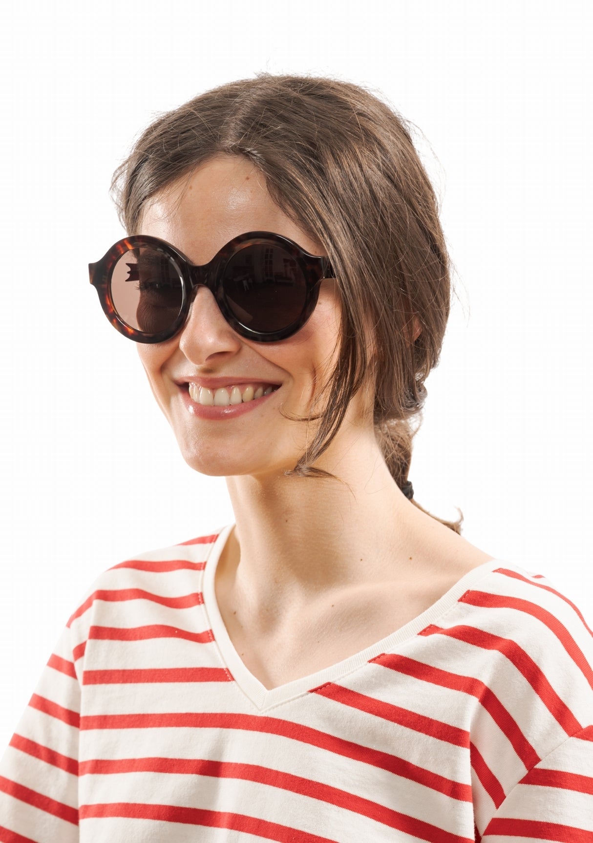 Lunettes de soleil Inès Écaille fabriquées en France ECAILLE