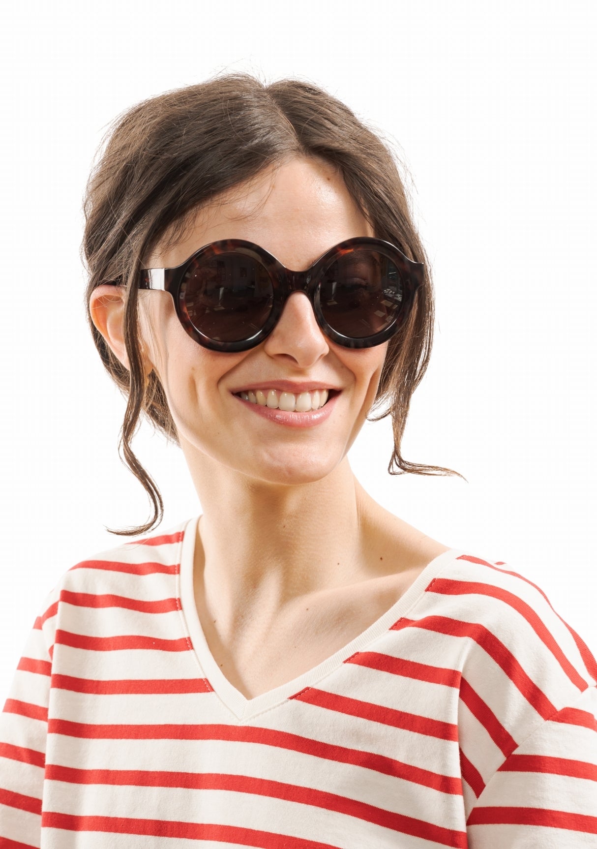 Lunettes de soleil Inès Écaille fabriquées en France ECAILLE