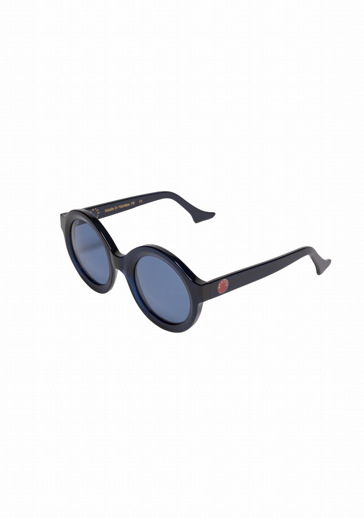 Lunettes de soleil Inès Bleu de Prusse fabriquées en France BLEU DE PRUSSE