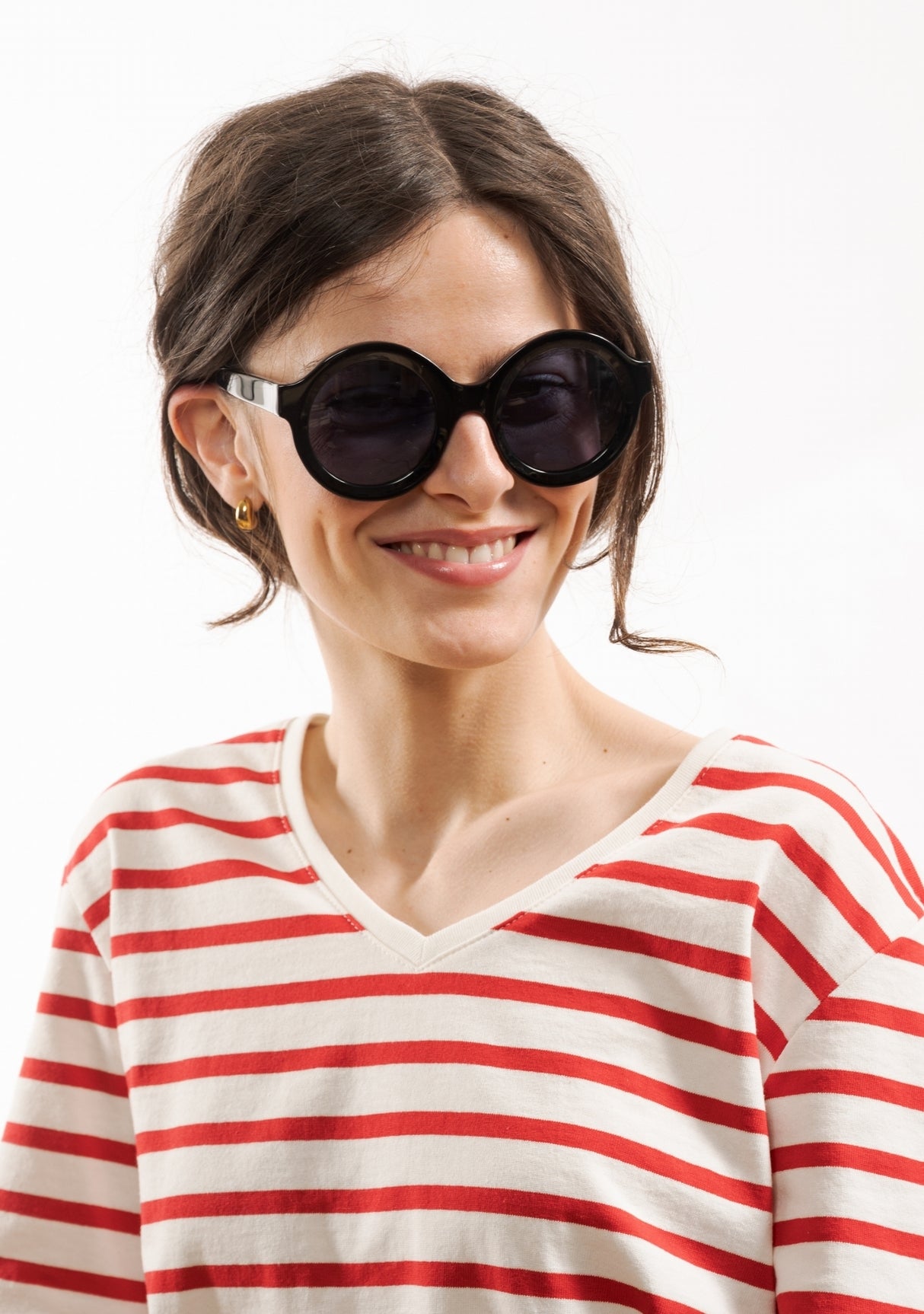 Lunettes de soleil Inès Noir fabriquées en France NOIR