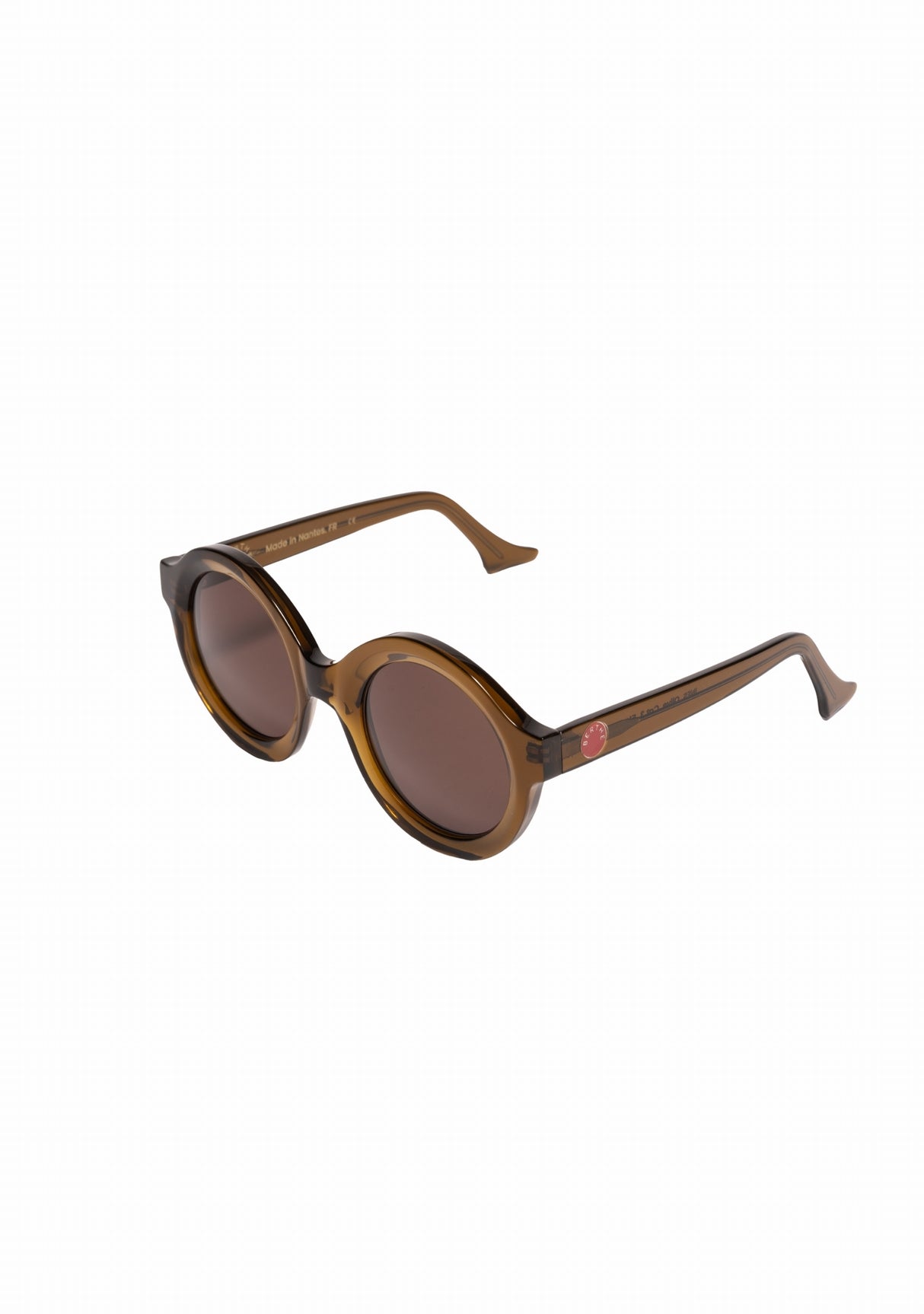 Lunettes de soleil Inès Olive fabriquées en France OLIVE