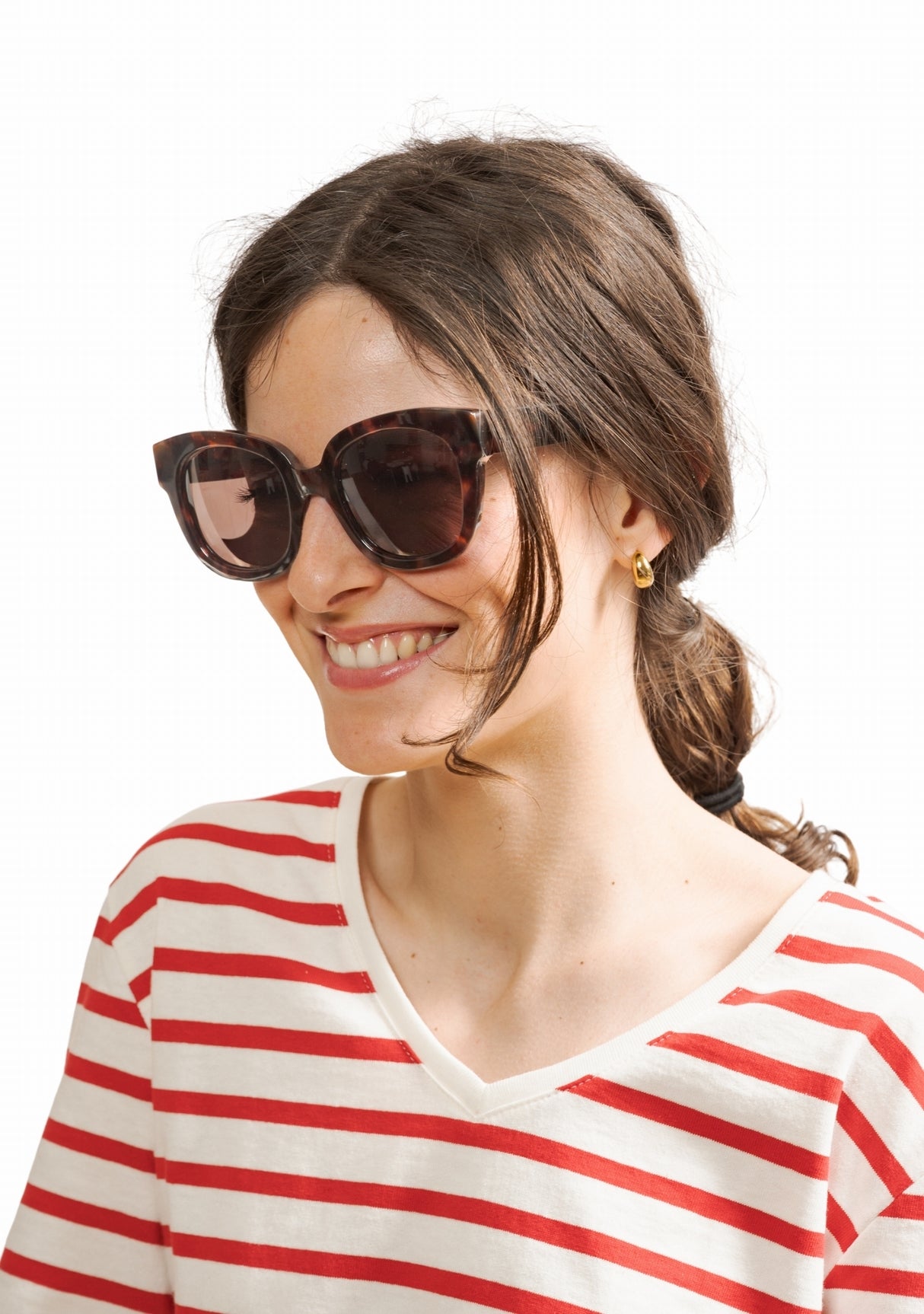 Lunettes de soleil Jeanne Écaille fabriquées en France ECAILLE