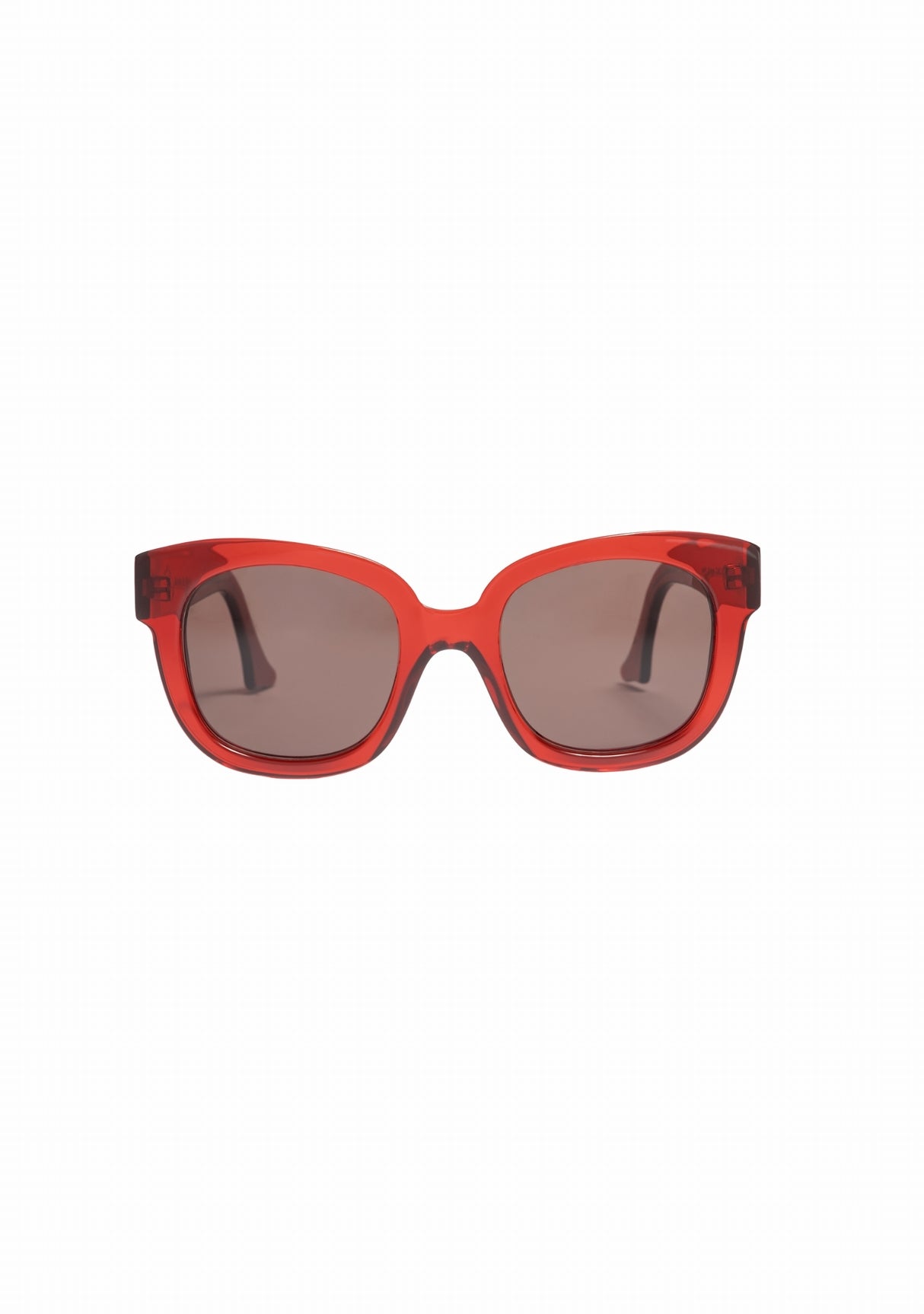 Lunettes de soleil Jeanne Rouge fabriquées en France ROUGE