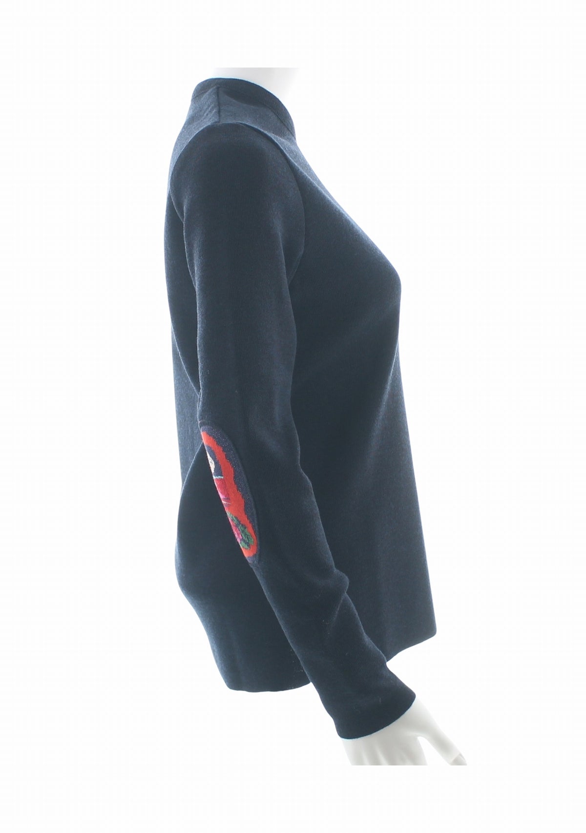 Pull marin col rond femme marine à coudières Poupée Russe MARINE