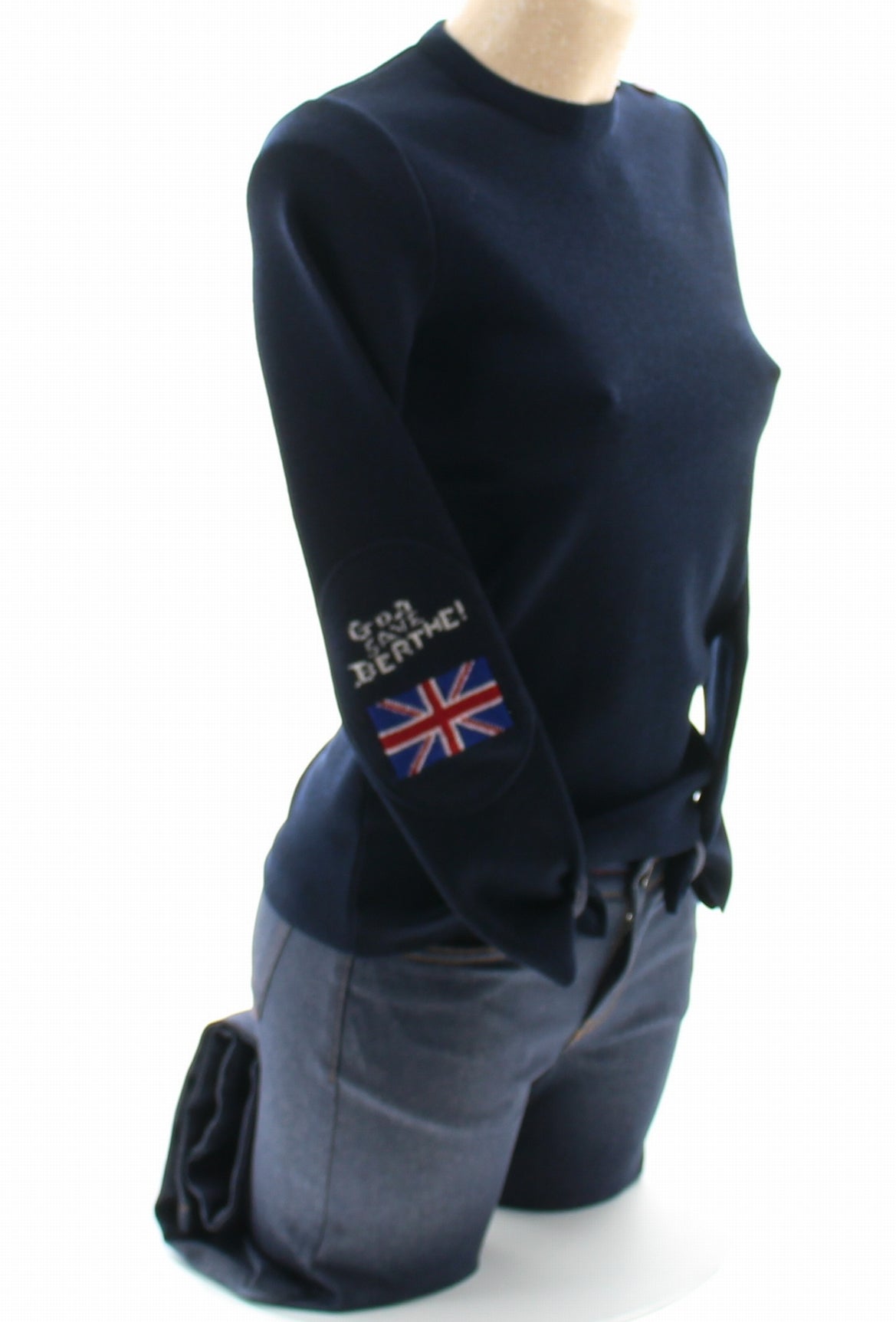 Pull marin Femme God Save Berthe MARINE-IVOIRE