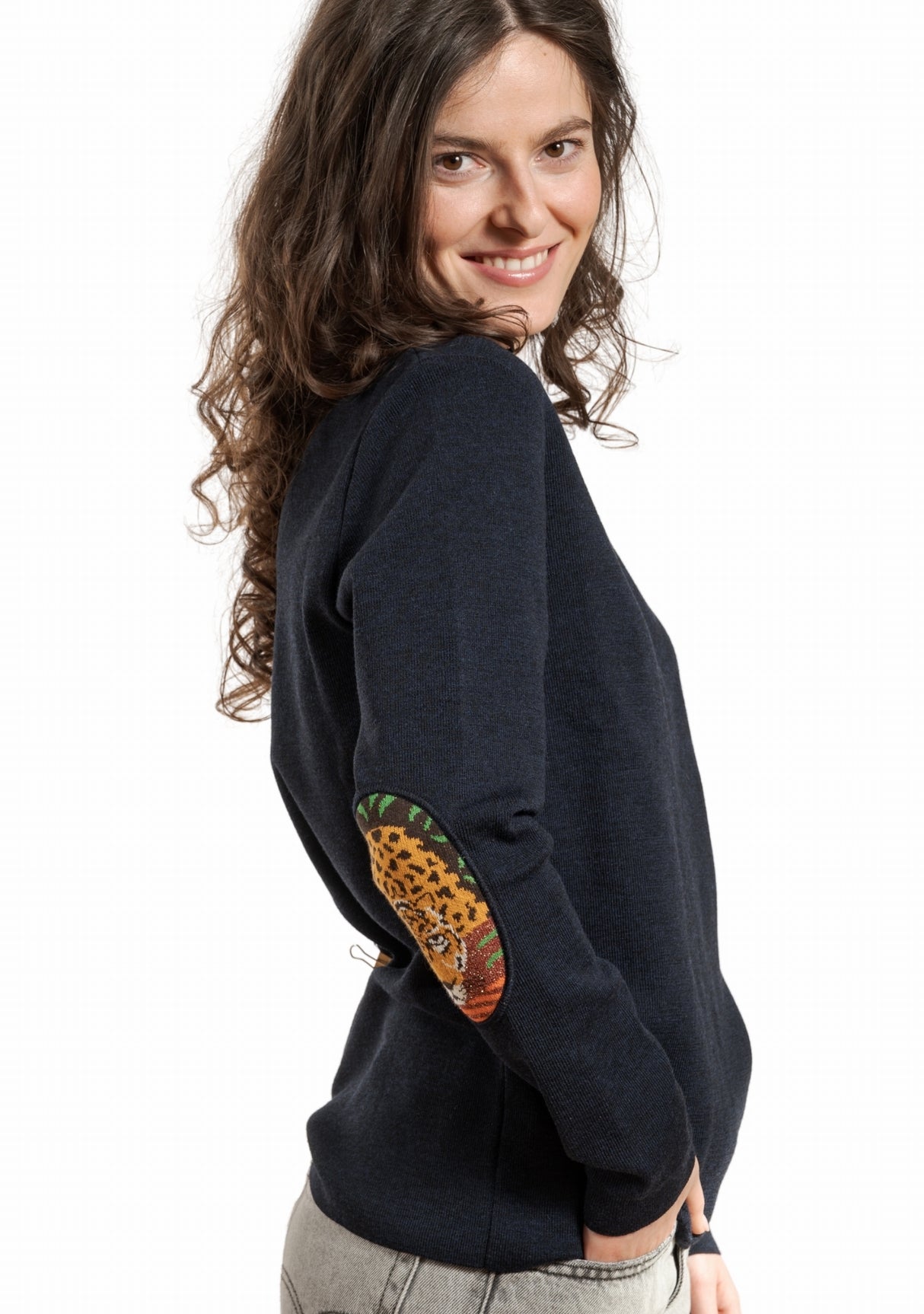 Pull Marin Femme Panthère marine dark navy BLEU MARINE